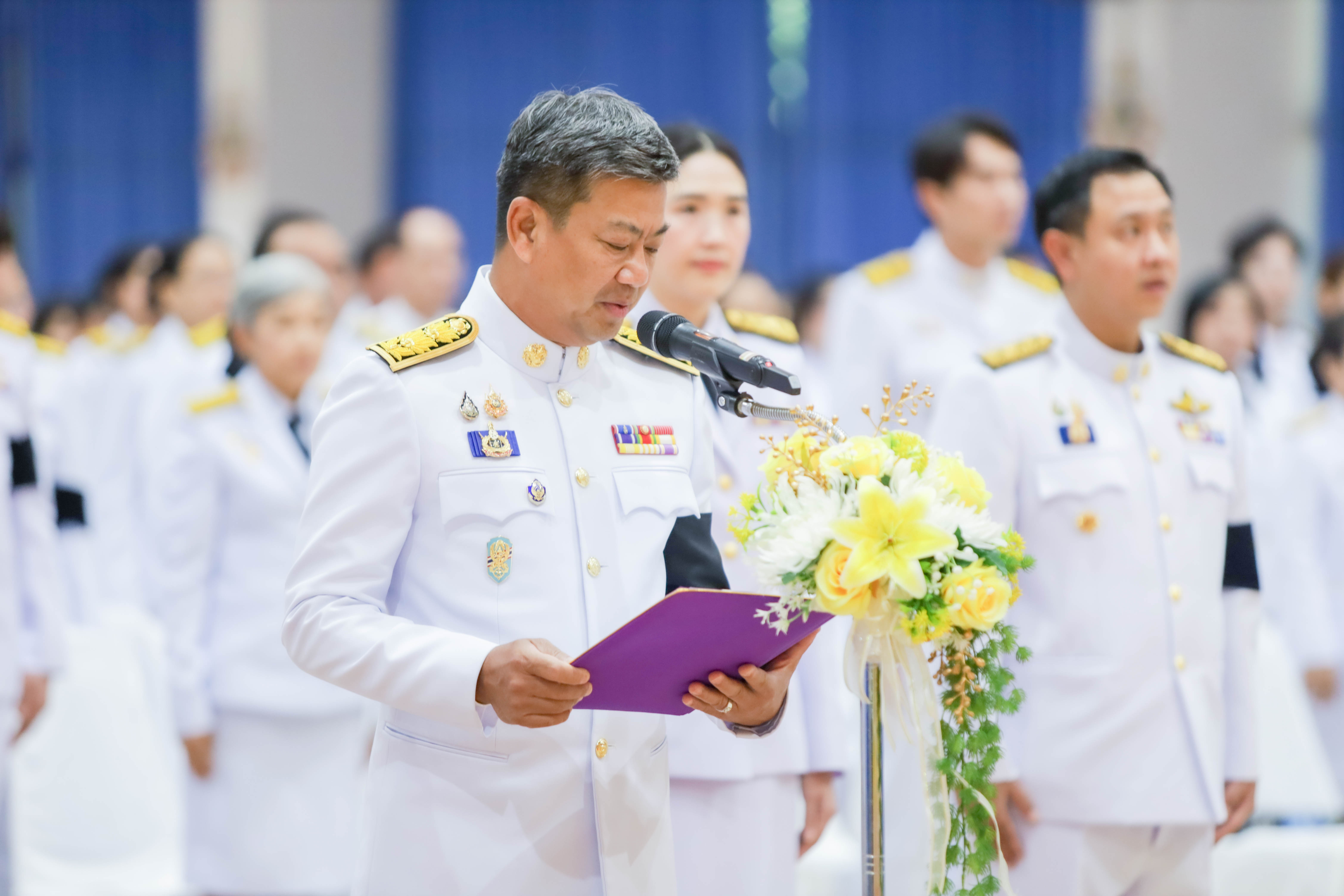 จังหวัดสระแก้วจัดพิธีถวายราชสักการะและถวายราชสดุดีแด่พระบาทสมเด็จพระบรมชนกาธิเบศร มหาภูมิพลอดุลยเดชมหาราช บรมนาถบพิตร พระบิดาแห่งมาตรฐานการช่างไทย