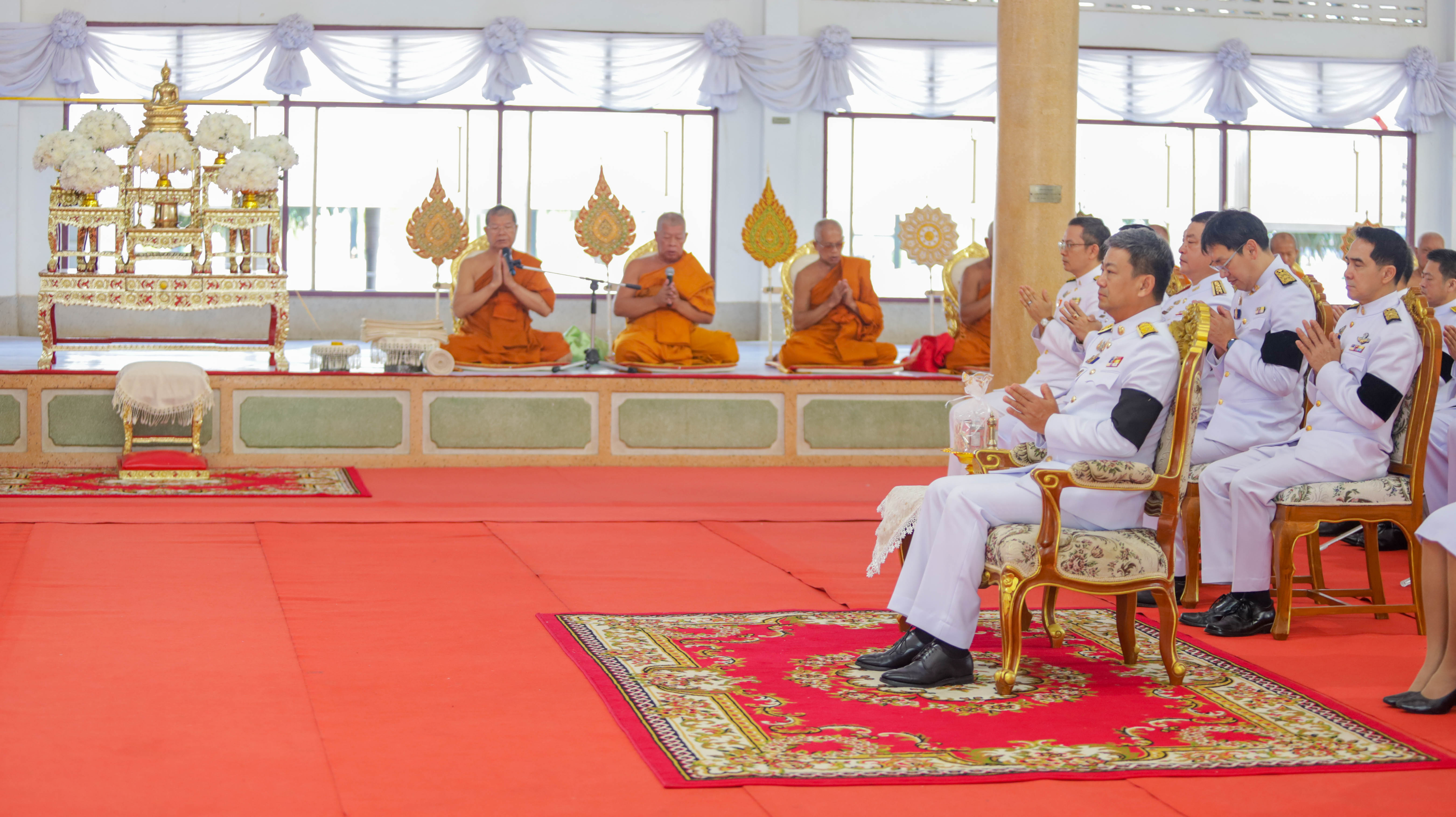 จังหวัดสระแก้ว จัดพิธีบำเพ็ญกุศลในวาระครบ 7 วัน (สัตตมวาร) แห่งการสิ้นพระชนม์ สมเด็จพระเจ้าลูกเธอ เจ้าฟ้าพัชรกิติยาภา นเรนทิราเทพยวดี กรมหลวงราชสาริณีสิริพัชร มหาวัชรราชธิดา