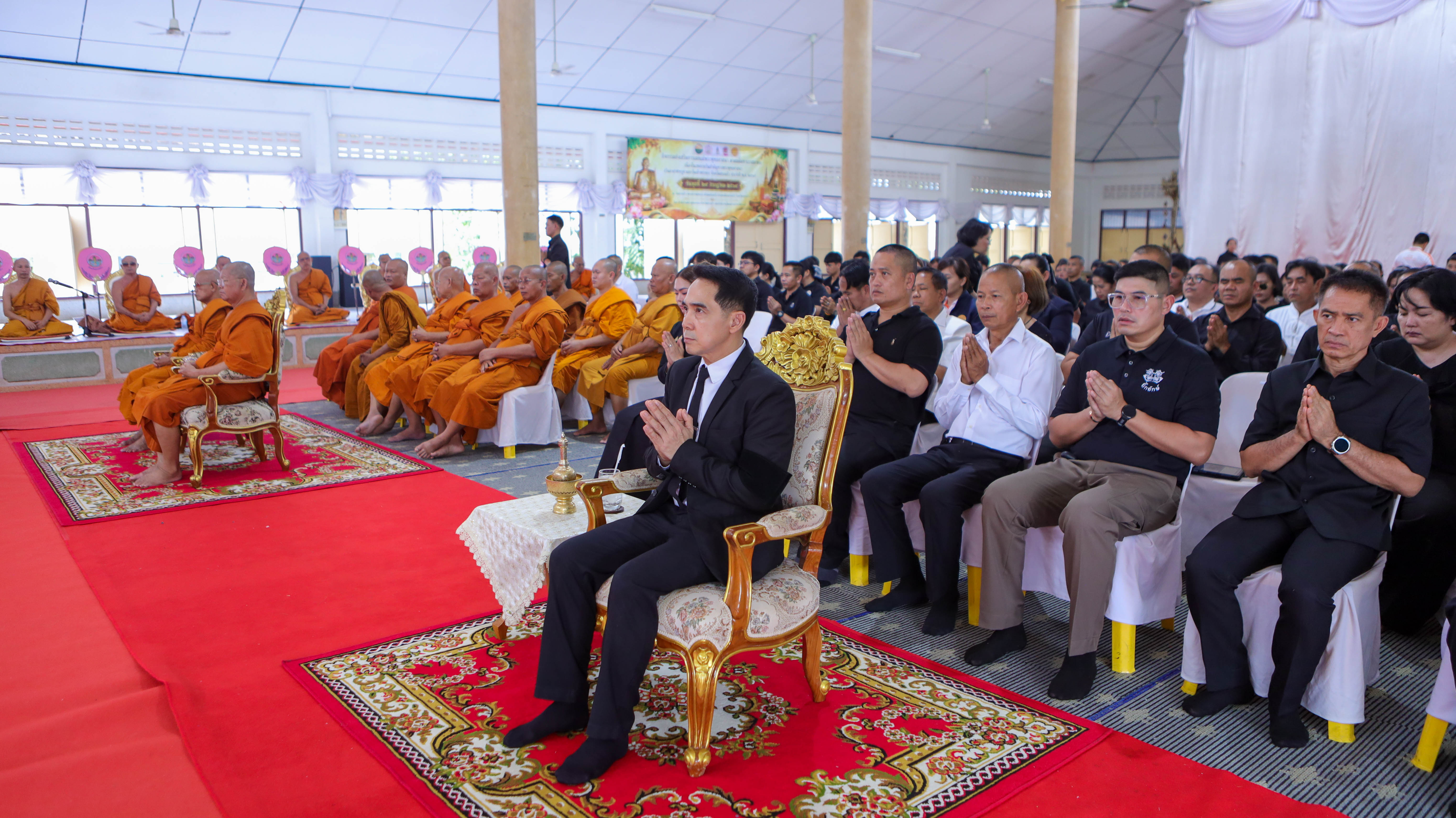 จังหวัดสระแก้วจัดพิธีสวดพระพุทธมนต์และเจริญจิตตภาวนา ถวายพระราชกุศลแด่สมเด็จพระนางเจ้าสิริกิติ์ พระบรมราชินีนาถ พระบรมราชชนนีพันปีหลวงและอุทิศถวายแด่สมเด็จพระเจ้าลูกเธอ เจ้าฟ้าพัชรกิติยาภานเรนทิราเทพยวดี กรมลวงราชสาริณีสิริพัชร มหาวัชรราชธิดา
